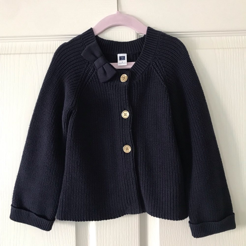 Janie and Jack Bow Cardigan - Size 4